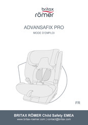 Britax Römer ADVANSAFIX PRO Mode D'emploi