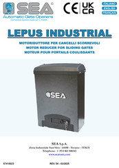 SEA LEPUS INDUSTRIAL Mode D'emploi