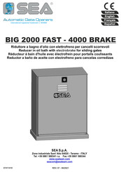 SEA BIG 4000 BRAKE Instructions De Montage