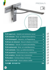 Pressalit R370370 Manuel D'utilisation Et D'entretien