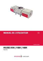 Pfeiffer Vacuum HILOBE 14004 Manuel De L'utilisateur