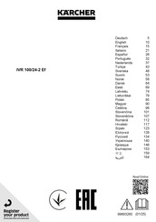 Kärcher IVR 100/24-2 Ef Mode D'emploi