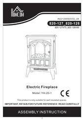 HOMCOM YH-20-1 Instructions D'assemblage
