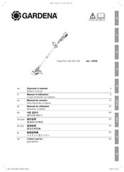 Gardena PowerTrim 30/18V P4A Manuel D'utilisation