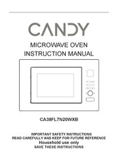 Candy CA38FL7N20WXB Manuel D'instructions