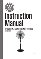 Westinghouse WSFSER18385 Manuel D'instructions