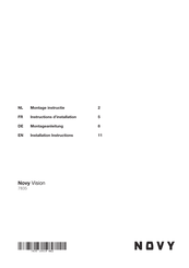Novy Vision 7835 Instructions D'installation