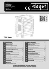 Scheppach TW1000 Traduction Des Instructions D'origine