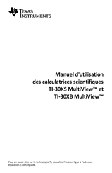 Texas Instruments TI-30XB MultiView Manuel D'utilisation