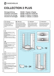 Duscholux COLLECTION 2 PLUS Instructions De Montage