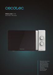 Cecotec PROCLEAN 4110 Manuel D'instructions
