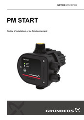 Grundfos PM START Notice D'installation Et De Fonctionnement