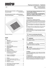 oventrop 136 12 94 Notice D'utilisation Et D'installation