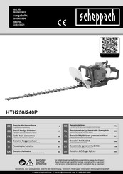 Scheppach HTH240P Traduction Des Instructions D'origine