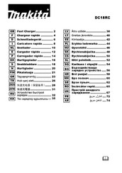 Makita DC18RC Mode D'emploi
