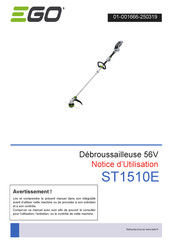 EGO ST1510E Notice D'utilisation