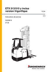 Jungheinrich ETX 515 Instructions De Service