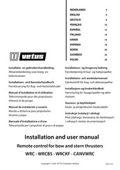Vetus CANVWRC Manuel D'installation Et D'utilisation
