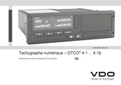 Vdo DTCO 1381 Instructions De Service