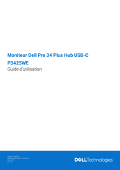 Dell Pro 34 Plus Hub USB-C Guide D'utilisation