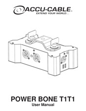 ADJ ACCU-CABLE POWER BONE T1T1 Mode D'emploi