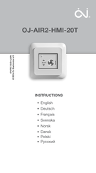 OJ Electronics OJ-AIR2-HMI-20T Manuel D'instructions