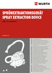 Würth SEG10 COMPACT Traduction Des Instructions De Service D'origine
