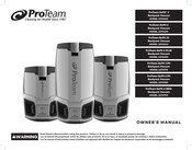 ProTeam GoFit 3 PH Backpack Vacuum 1076770 Manuel Du Propriétaire