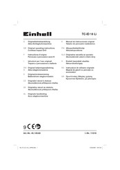 EINHELL TC-ID 18 Li Instructions D'origine