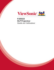 ViewSonic PJD5223 Guide De L'utilisateur