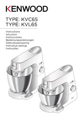 Kenwood KVC65 Manuel D'instructions