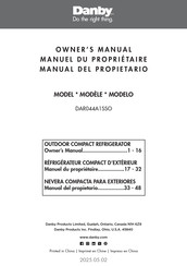 Danby DAR044A1SSO Manuel Du Propriétaire