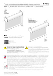 Mhz ROLLO R 04 Notice De Montage Et Mode D'emploi