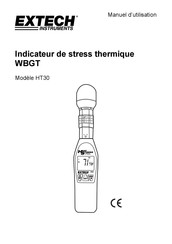 Extech Instruments HT30 Manuel D'utilisation