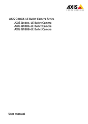 Axis Q1808-LE Mode D'emploi