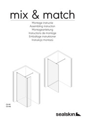 Sealskin mix & match CU-A1 Instructions De Montage