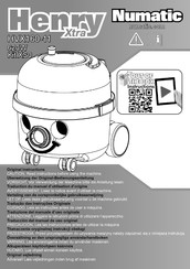 Numatic HenryXtra Manuel D'utilisation