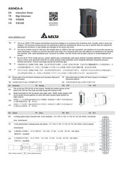 Delta AS04DA-A Manuel D'instructions