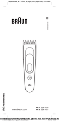 Braun 5427 Mode D'emploi