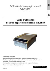 Adventys BGIC 3000 Guide D'utilisation