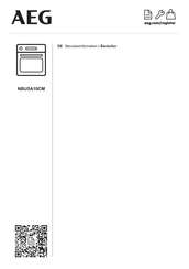 Aeg NBU5A10CM Notice D'utilisation