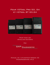 Gap Diagnostic IIDTool BT G3 Manuel D'utilisation
