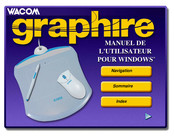 Wacom graphire Manuel De L'utilisateur