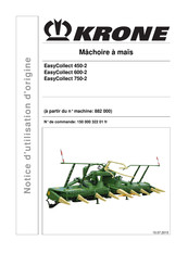 Krone EasyCollect 450-2 Manuel D'utilisation