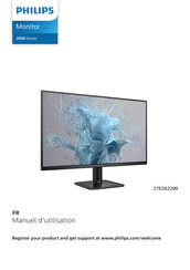 Philips 2000 Série Manuel D'utilisation
