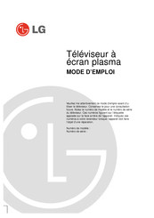 Lg 42PX4RV Mode D'emploi