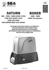 Sea SATURN 1000 Instructions De Montage