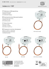 S+S Regeltechnik THERMASREG FST-3D-HR Notice D'instruction
