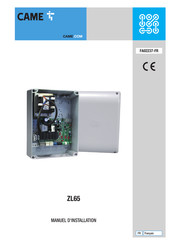 Came ZL65 Manuel D'installation