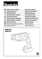 Makita DHR165 Manuel D'instructions